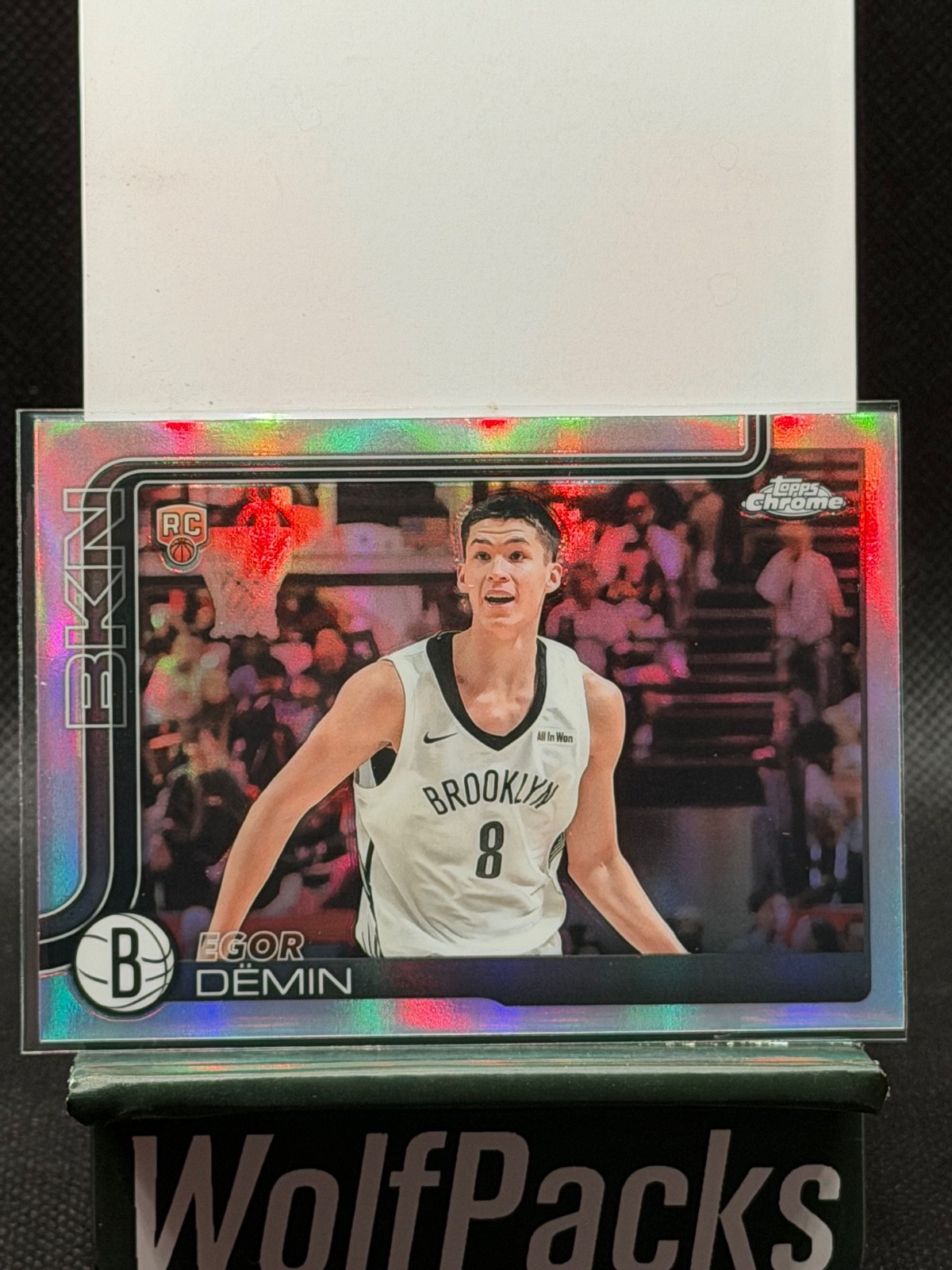 2025-26 Topps Chrome Basketball - Egor Demin #258 Refractor (RC)