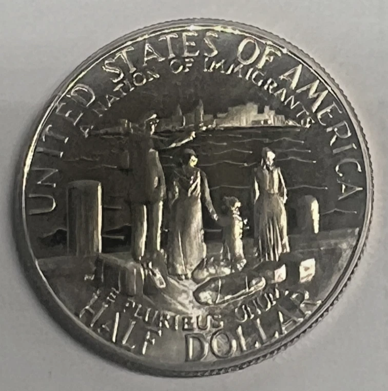 1986 S Statue of Liberty Centennial  Commemorative Silver Half Dollar - Image 2 of 2