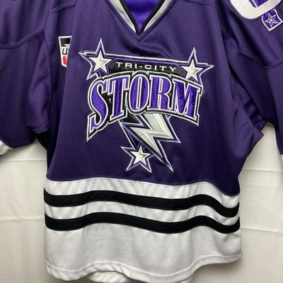 Tri-City Storm Hockey Jersey Men's Small Nebraska USHL Kearney