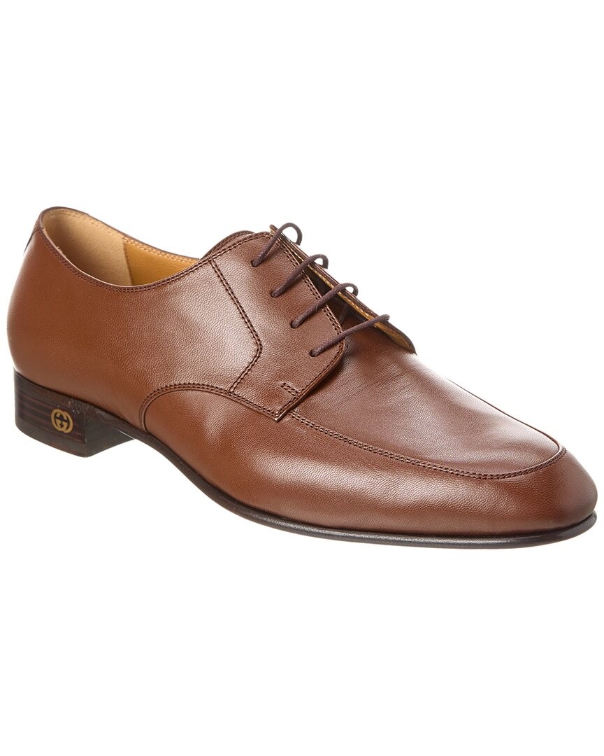 Gucci Leather Oxford Mens Brown 6 131790₽