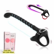 Male Prostate Massager Vibrator Thrusting Anal Butt Plug Dildo Sex Toys for Men