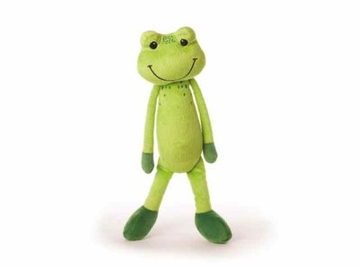 INWARE Kuscheltier Schlenker Frosch grün 32 cm Plüschfrosch Plüschtier
