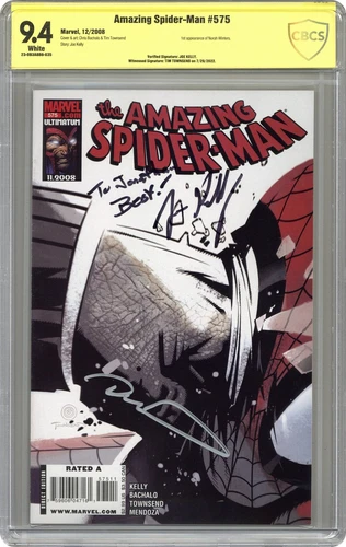 Amazing Spider-Man #575 CBCS 9.4 SS Kelly/ Townsend 2008 23-0B3A8B6-035