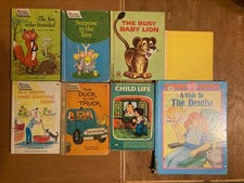 Lot of 8 Wonder Books, 4 Easy Readers & 4 others. Billy Brown, Fox Who Travelled