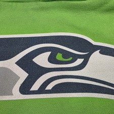 Seattle Seahawks NFL Action Green Hoodie Sweatshirt Pullover Men's XL Logo