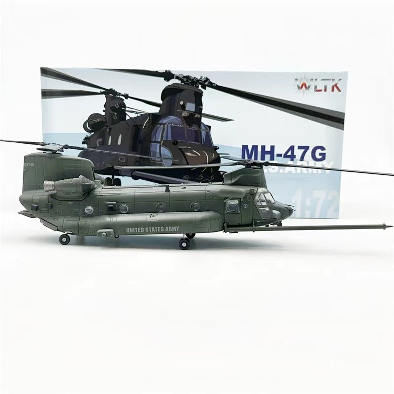 WLTK US Army CH-47G Chinook Military Transport Helicopter 1/72