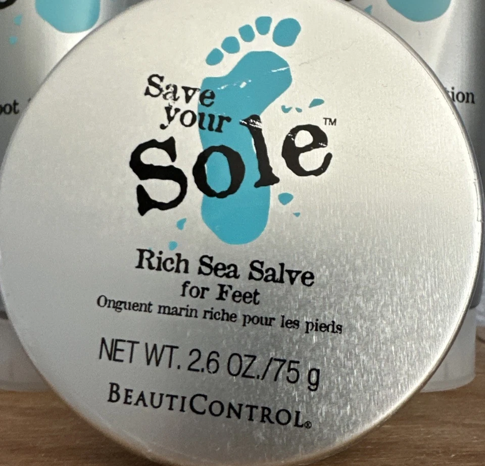 BeautiControl Save Your Sole Set Shaving Lotion Foot & Leg Scrub Foot Salve New - Image 2 of 4