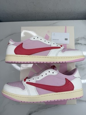Nike Jordan 1 OG Low SP x Travis Scott  Tropical Pink (IQ7604-101) Size 13 USED