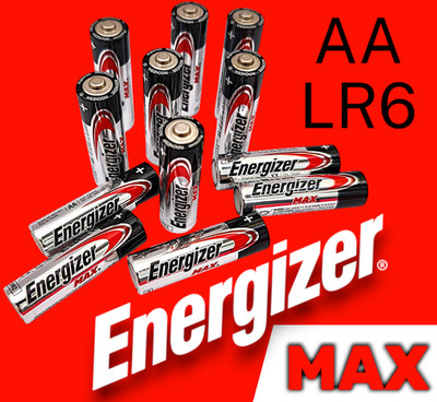24 Stück Energizer MAX Alkaline AA LR6 Mignon, MHD 12.2033, Batterie Zelle 