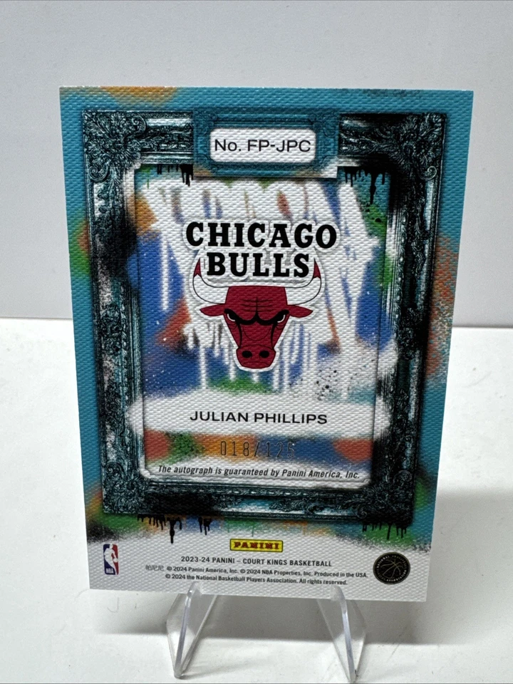 2023-24 Panini Court Kings - Fresh Paint Julian Phillips #FP-JPC /125 (AU, RC) - Image 2 of 4