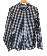 Abercrombie And Fitch Men  s Button-Down Shirt, Size, Large, Gray, And Navy