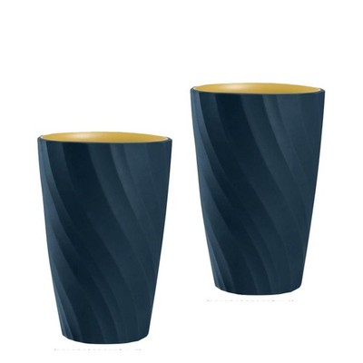  2 stücke Hause Zahnbecher Tragbare Gurgeln Tasse Einfache Zahnbürste Tasse