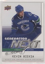 2007-08 Upper Deck Generation Next Kevin Bieksa #GN22 0q3