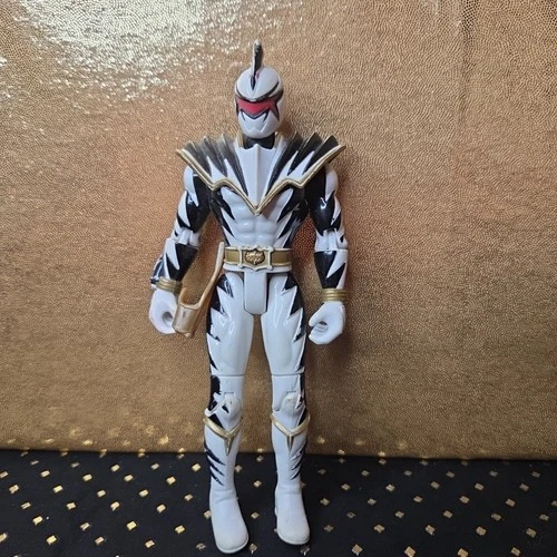 Power Rangers Lightning Collection Dino Thunder White Ranger 6" Figure 2003 VTG