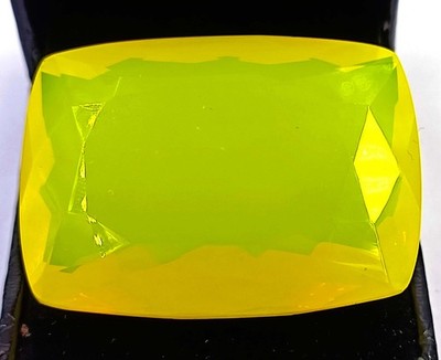 Finest Qualit 210 Ct Yellow Opal EGL Certified Cushion Shap Loose Gemstone 6FGB
