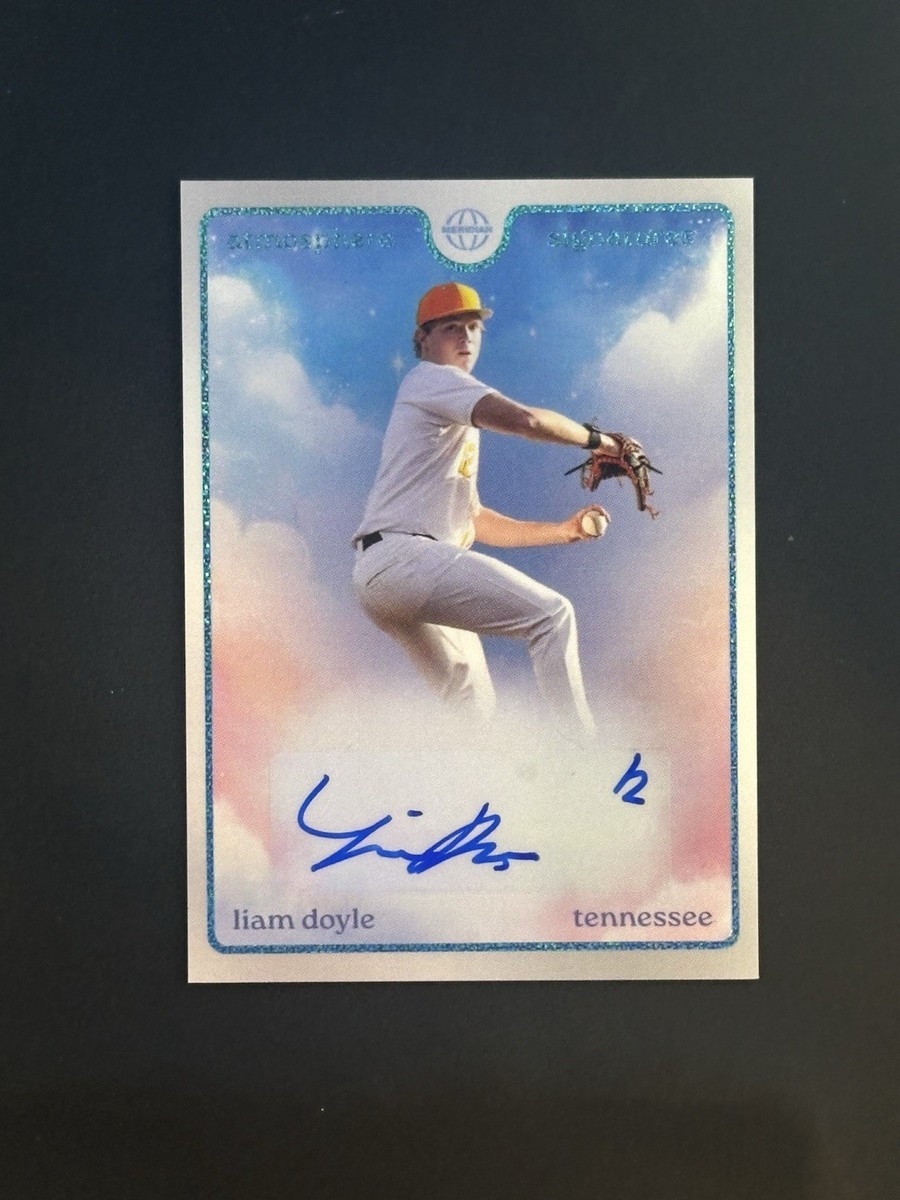LIAM DOYLE 2025 Pulse Atmosphere Tennessee Baseball AUTO #9/10