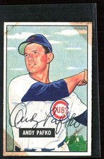 Andy Pafko Cards and Autograph Memorabilia Guide 11