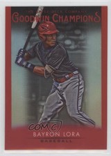2021 Upper Deck Goodwin Champions Platinum Red Bayron Lora #49 bp9