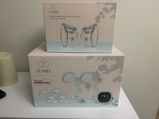 Zomee Z2 Double Electric Breast Pump Hands-Free Silicone Cups Leak Proof BPA