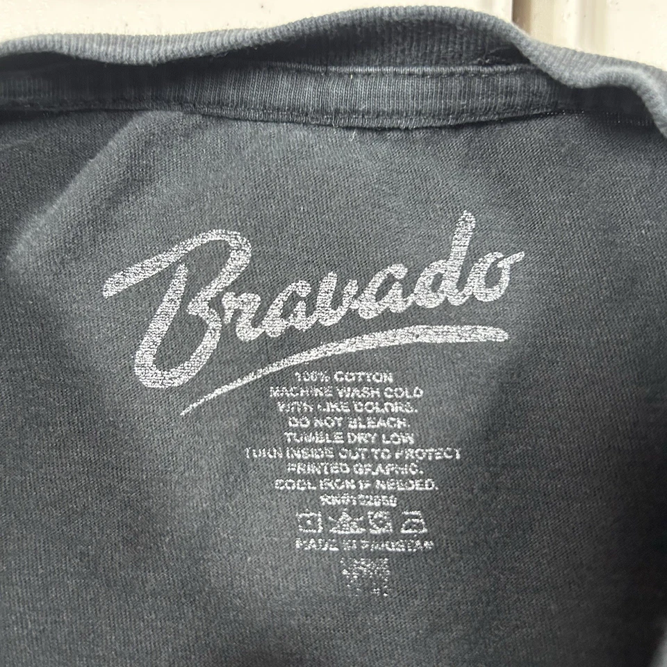 Bravado 2010 Metallica Graphic Shirt Men's Size Large Black White Metal Band 90s - Image 4 of 4