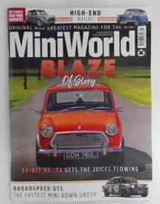 MiniWorld magazine Jan 2026 Spirit of '73, Broadspeed GTS, Concours 850