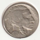 1937 US Indian Head Buffalo Nickel FULL DATE Rare 89 Year Old Collection Coin