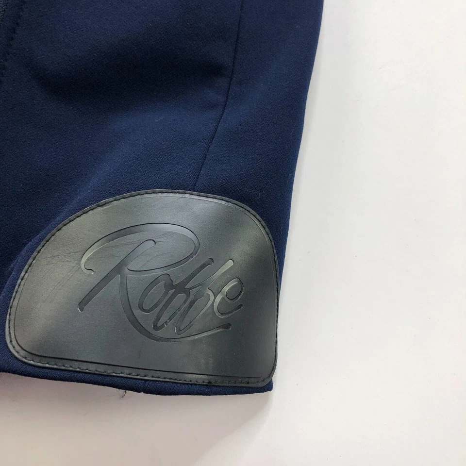 Pantalones de esquí Roffe de colección 12 largos (ajuste 27W 29,5L) para mujer pierna acampanada azul marino como nuevos Foto 3 de 4