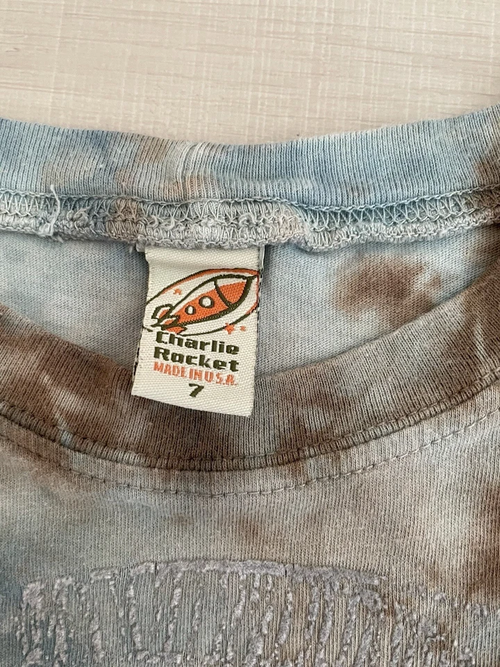 Camiseta masculina Charlie Rocket - Tamanho 7 - Imagem 3 de 4