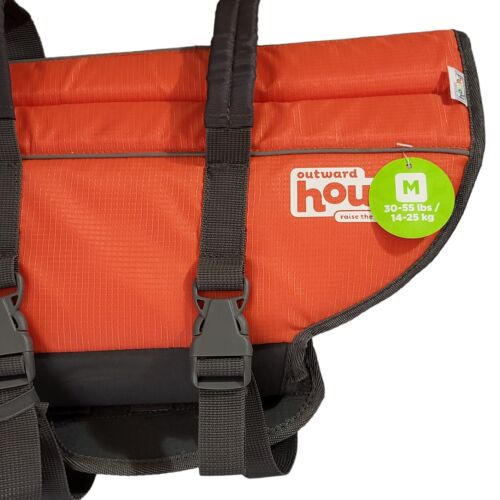 Outward Hound Pupsaver Ripstop Dog Life Jacket Size Medium 30-55 Lbs. 6+ Months - Picture 3 of 11