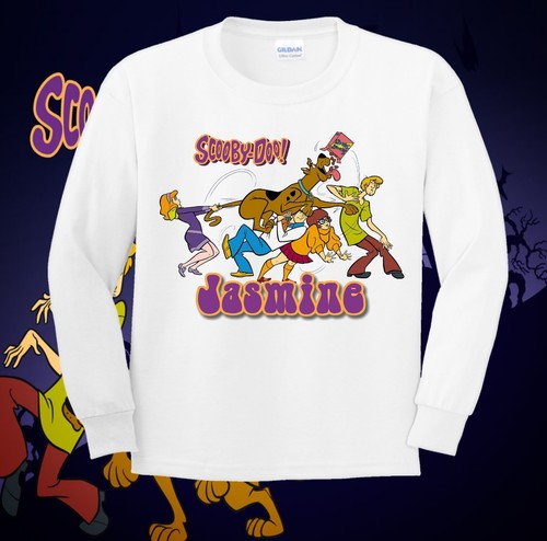 Scooby Doo Custom T-Shirt Birthday Personalize Shaggy, Velma, Daphne, Fred - Picture 5 of 5