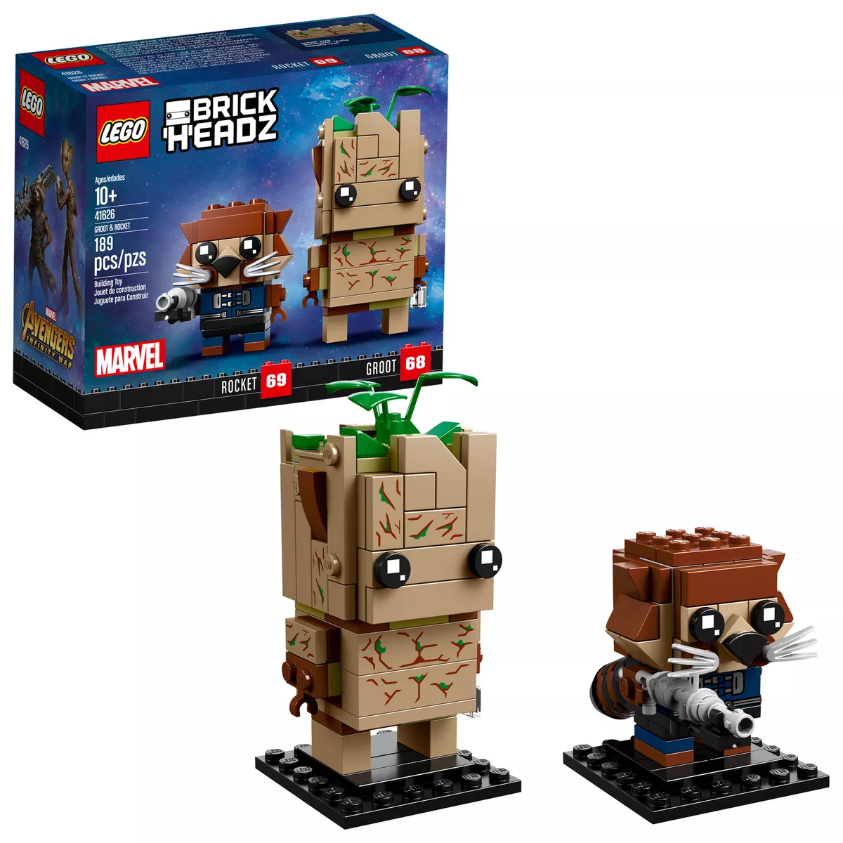 LEGO BrickHeadz Groot Rocket 41626