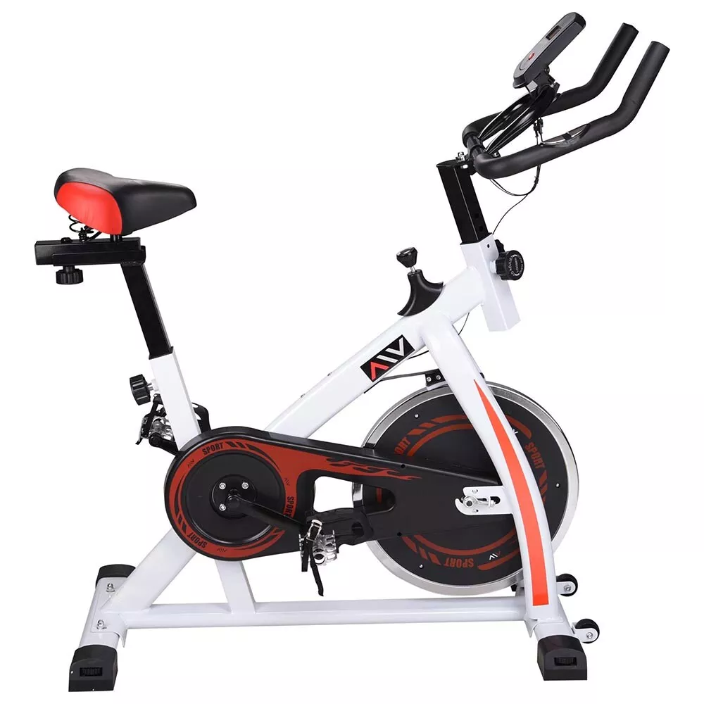 Exercise Bike Clearance Sale Stationary Bike Indoor Cardio Workout Gym,White eBay