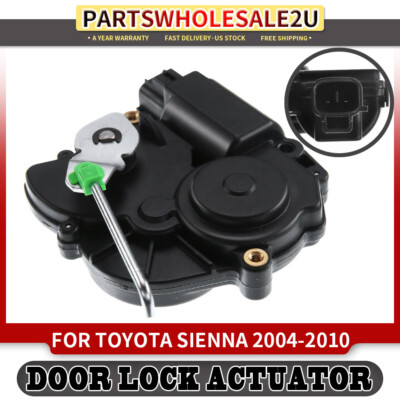 New Power Door Lock Actuator - Right Sliding Door For Toyota Sienna Minivan (2004-2010)