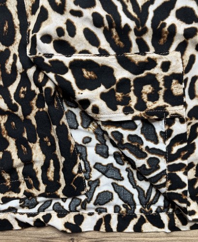 Ralph Lauren Denim Supply Leopard Cheetah Animal Print Viscose Camp Shirt Large - Picture 6 of 14