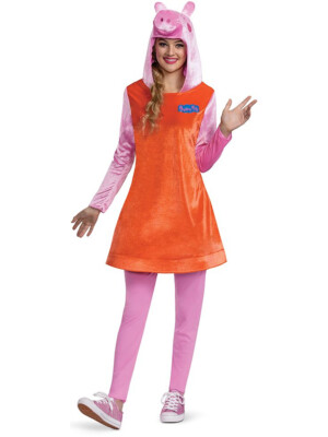 Women's Deluxe Peppa Pig Mummy Pig Costume