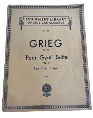 Edvard Grieg 'Peer Gynt' Suites Nos. 1 And 2 / Piano Concerto In A Min