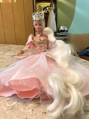 Gown Barbie Royal Ball Princess Barbie Rapunzel Princess Doll Pink