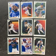 1991 UPPER DECK autograph signed auto PICK/CHOOSE WILLIAMS PALMEIRO GONZALEZ +++