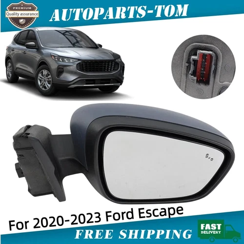 FOR 2020 2021 2022 2023 FORD ESCAPE RIGHT SIDE MIRROR WITH RH PASSENGER SIDE
