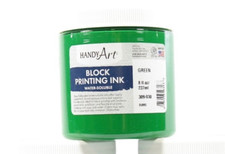Block Printing Ink, 8 oz Jar, Green