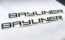 Set of 2 Marine Grade Vinyl Decals for Bayliner Boat Hull. Free Shipping
