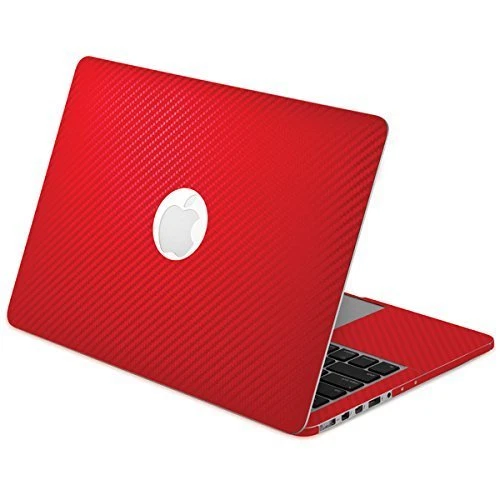 BodyGuardz Armadura de Fibra de Carbono, Recubrimiento Protector para Apple MacBook Pro Rojo 15 Pulgadas Foto 3 de 3