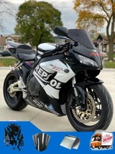 NT Injection Fairing Fit for 2006 2007 Honda CBR 1000RR White Black Plastic c006