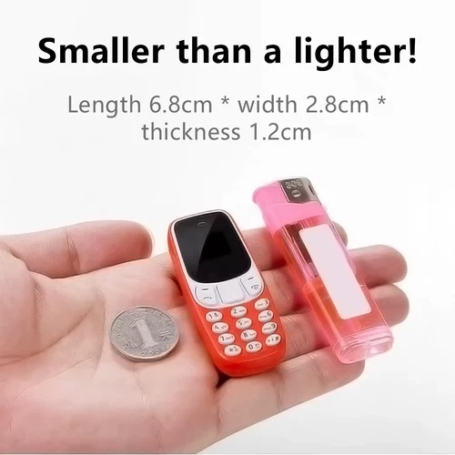 SERVO Small Mobile Phone Bluetooth Dialer Magic voice Low Radiation Cell phone