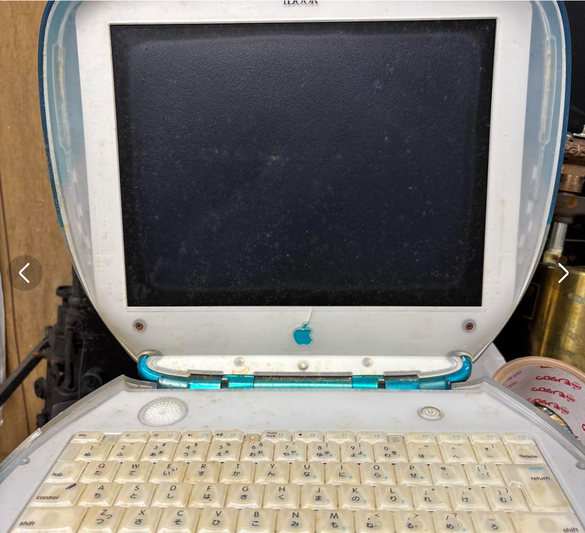 Apple iBook G3 Clamshell Laptop Mac Vintage Millennial From Japan