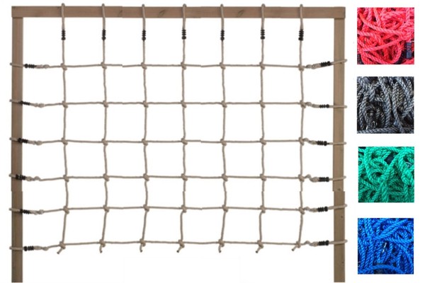 Kletternetz H:1,50M X B:2,0M GrüN Outdoor SpielturmzubehöR KlettergerüSt-image