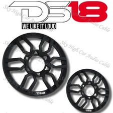 DS18 PRO Universal 10" Inch Plastic Speaker Grill Cover Black Set of 2