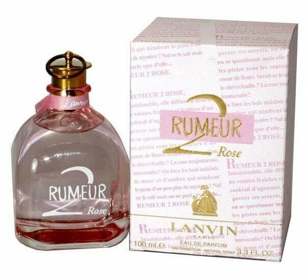 RUMEUR ROSE 2 #2 by Lanvin 3.4 oz EDP Women Spray Perfume New in Box 100 ml NIB