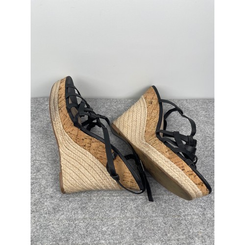 Charles by Charles David espadrillas zeppa tacco alto, nero, donna taglia 8,5 - Foto 5 di 14