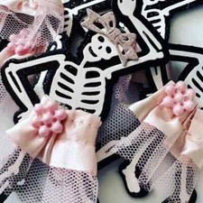 Halloween Dancing Skeleton Metal Cutting Dies Scrapbooking Decorative Care Craft